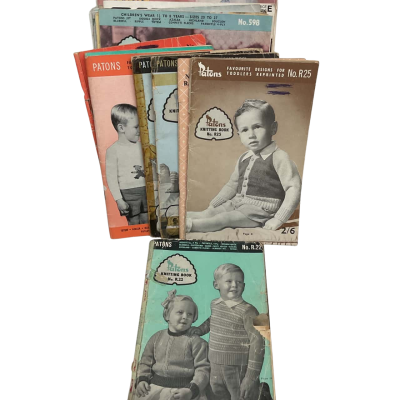 VINTAGE PATONS- Knitting Books. Bundle 24 