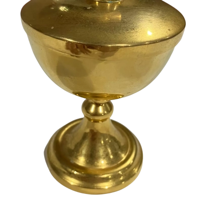 CIBORIUM Brass Gold Plated Goblet Chalice 