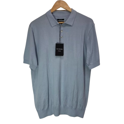 Van Heusen blue Short Sleeve. Size L