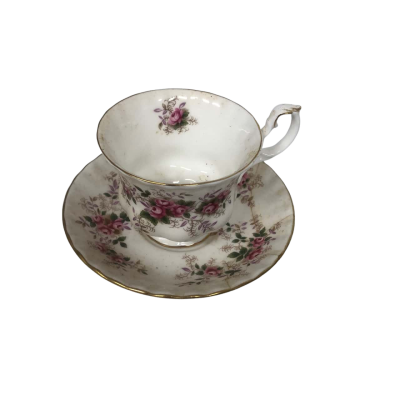 Royal Albert 'Lavender Rose' Cup & Saucer Set - Made in England