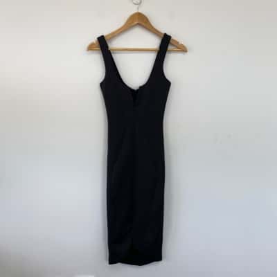 Zachary Black Sleeveless Midi Dress Size XS