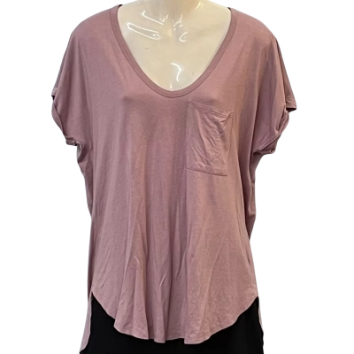 Decjuba Womens  Size XS Short Sleeve Top Purple 