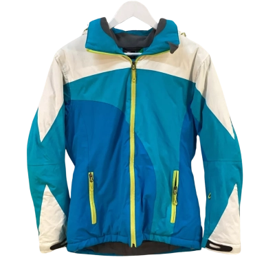 Crane Womens Size S Snow Jacket Blue / White 
