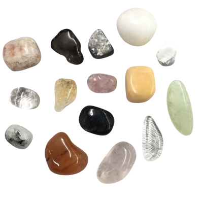 Assorted Multicoloured Tumble Stones/Crystals