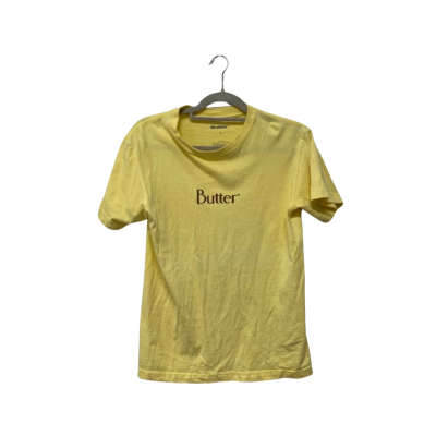 Butter Mens  Size S Yellow T shirt