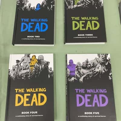 The Walking Dead Books 2-5 Hardcover Graphic Novels