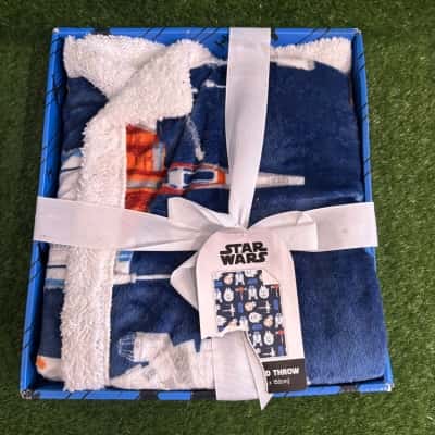 Disney Star Wars Sherpa Backed Throw (New in Box)