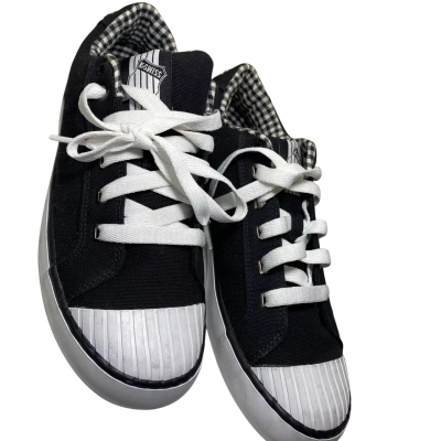  Womens  Size 6.5 K-Swiss Black and White Shoes 