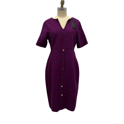 NEW David Lawrence Womens  Size 12 Cocktail Dress Purple 