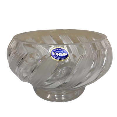 Bohemian crystal bowl
