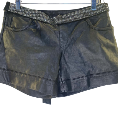  Womens  Shorts Size L Black  