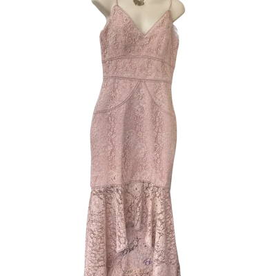 Forever New Pink Lace dress  Size 10 