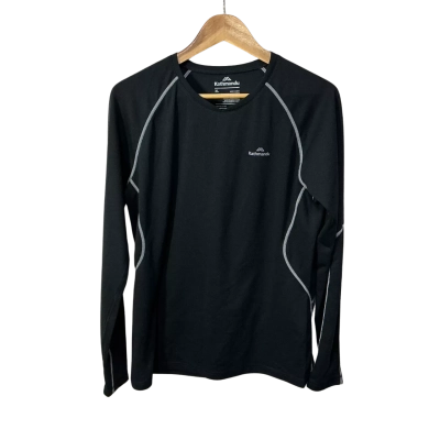 Kathmandu ThermaPLUS Size XL Black Long Sleeve Thermal Top 