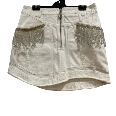 AJE Womens  Size 14 Mini Skirt White 