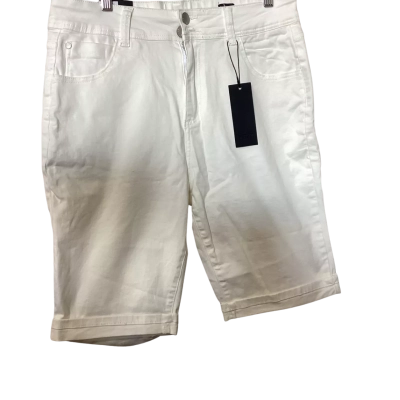  Womens Chic Denim Size 14 High Wasted Shorts White 