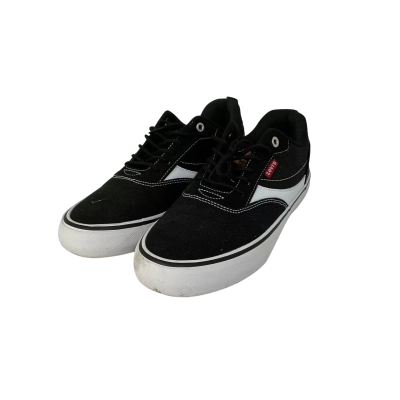 Levis Lance Perf Skate Sneakers Womens US Size 7 - Black and White
