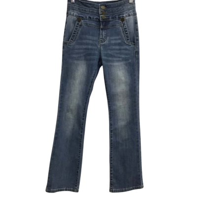 Kitten DAmour Detailed Jeans  Size 8 Blue 