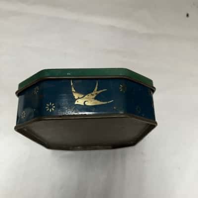 Blue bird toffee tin