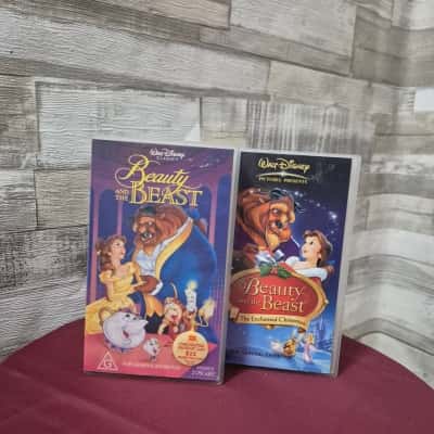 Beauty & the Beast x 2 VHS 