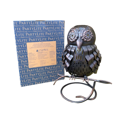 Partylite Artisan Owl Candle Holder New in Box 