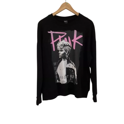Pink Womens  Size L Jumper Black  