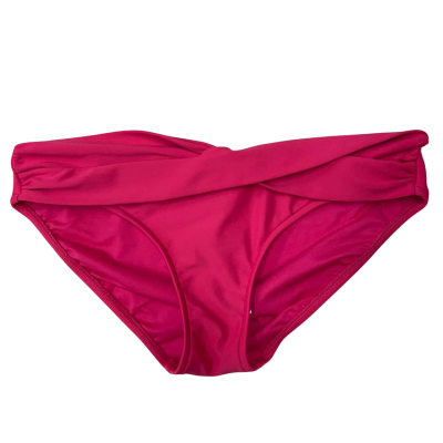 Seafolly Women's Bandeau Raspberry/Pink Twist Band Hipsters