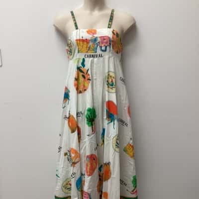 Ruby yaya Down Under Sundress  Size S Pattern / White 