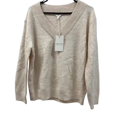 Subtitled Womens  Size XS Jumper Champagne / Cream 