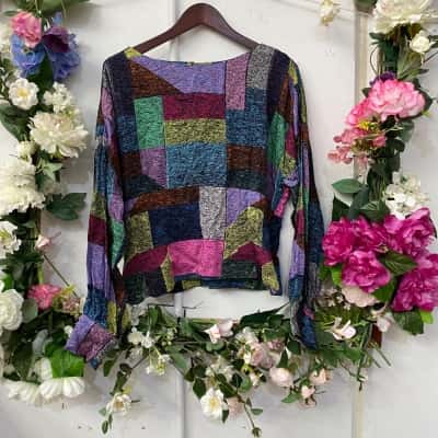 ELK Womens  Size 14 Blouse Multicoloured 