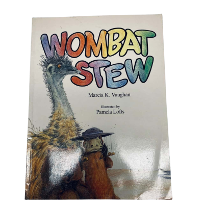 Classic 1987 children’s book “Wombat Stew” by Marcia K. Vaughan