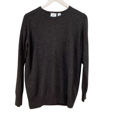 Serra Womens Size 12 Wool / Cashmere Pullover Grey 