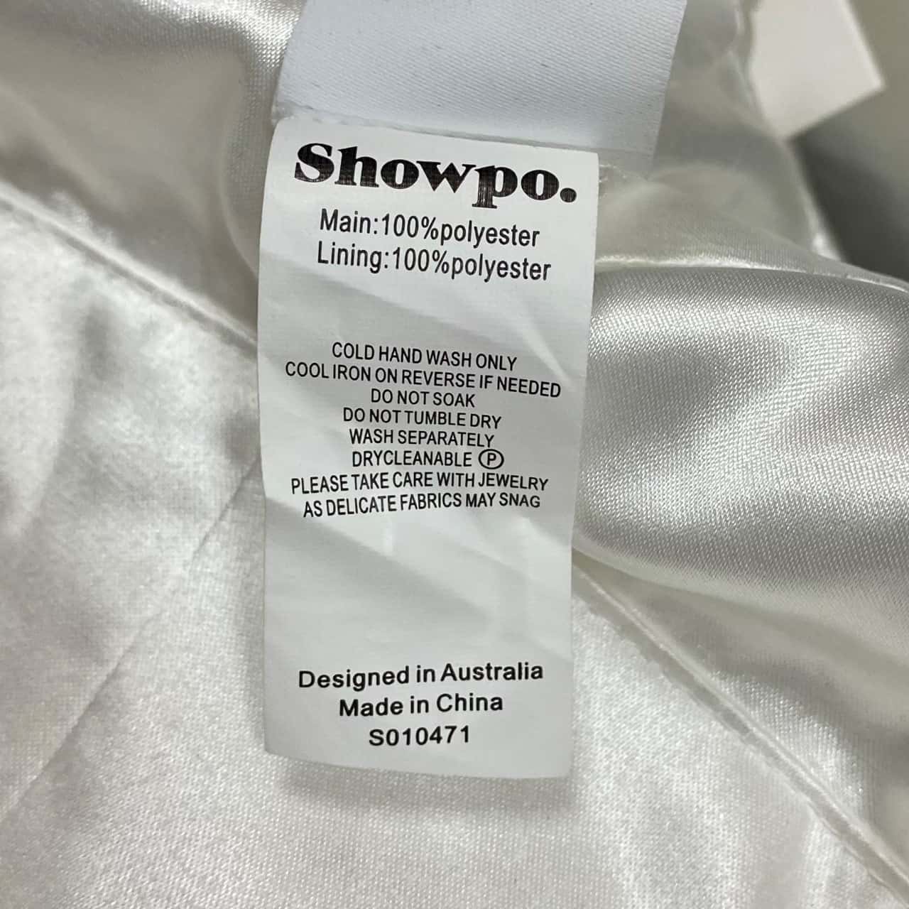 Showpo Womens Size 10 Cocktail Dress White (s)