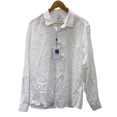 Yd. Mens  Size XL Long Sleeve Shirt White 