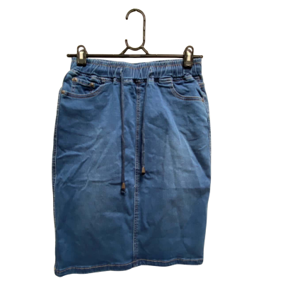 Wakee Womens  Size 10 Denim Skirt Blue 