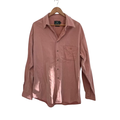 Rodd & Gunn Mens  Size XXL Long Sleeve Shirt Peach / Pink  