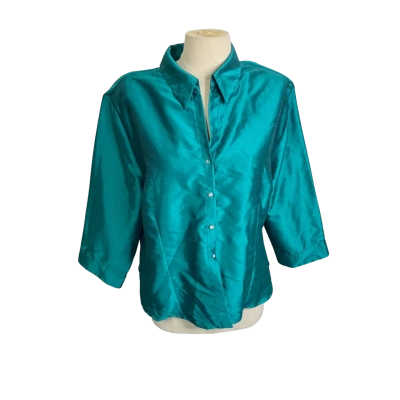 Monti Womens Turquoise Top Size 20