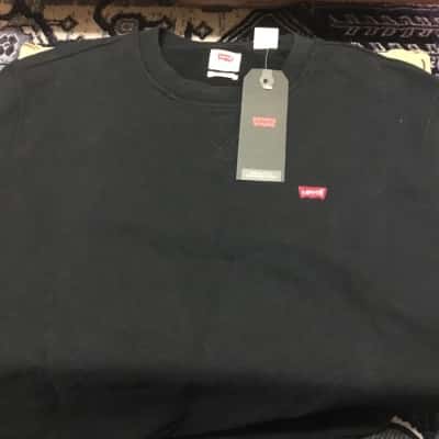 Levi's Mens Black Housemark Sweater