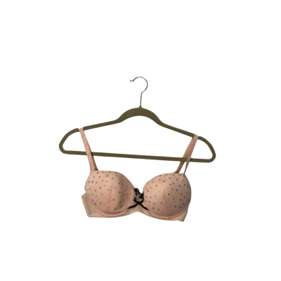 Pboy Size 12C Peach / Pink  Diamante bra