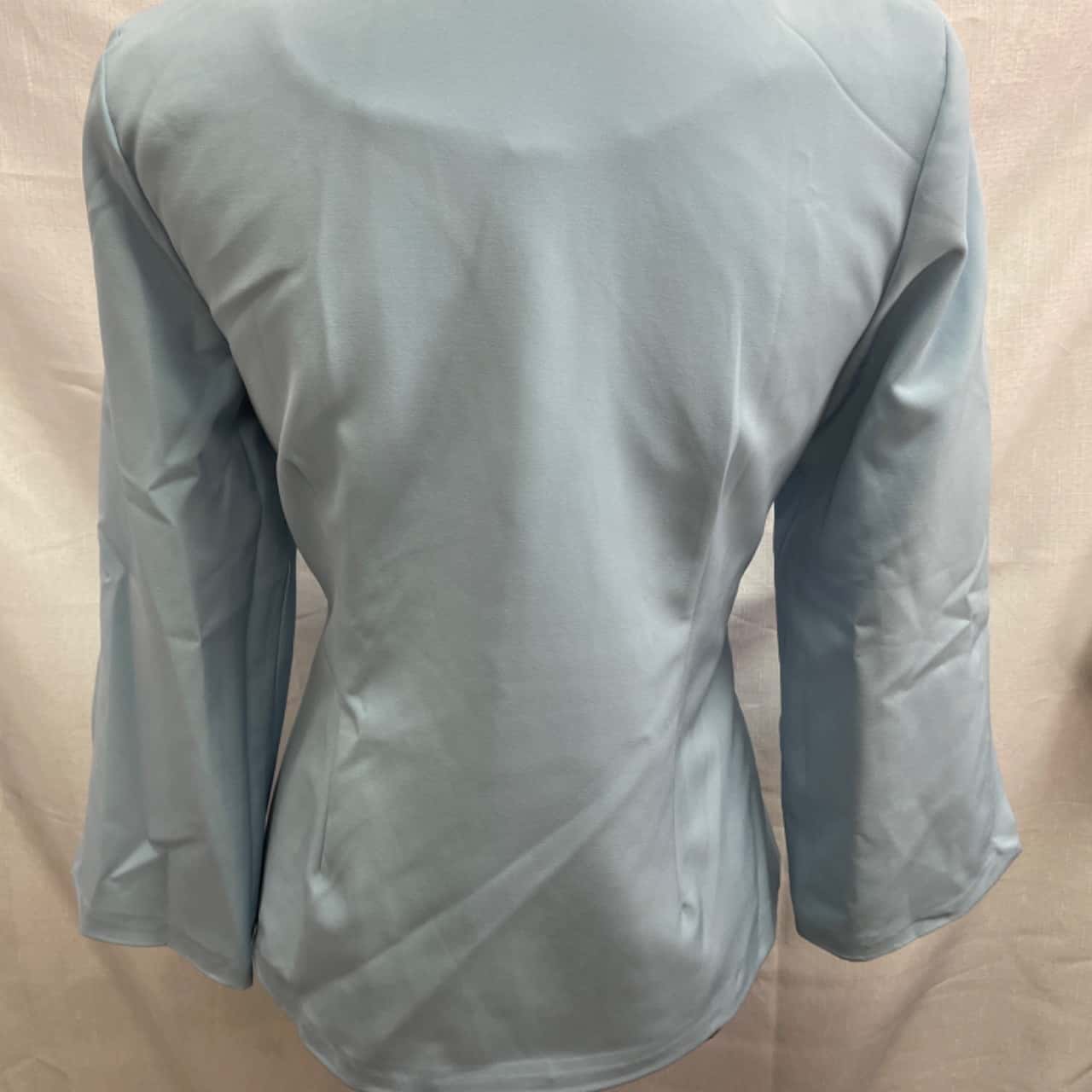 Kaleidoscope Womens Size 40 Open Jacket Light Blue (s)