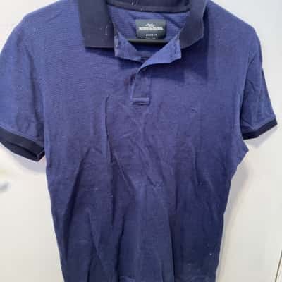 Rodd & Gunn Mens  Size M Short Sleeve Shirt Black  / Blue 