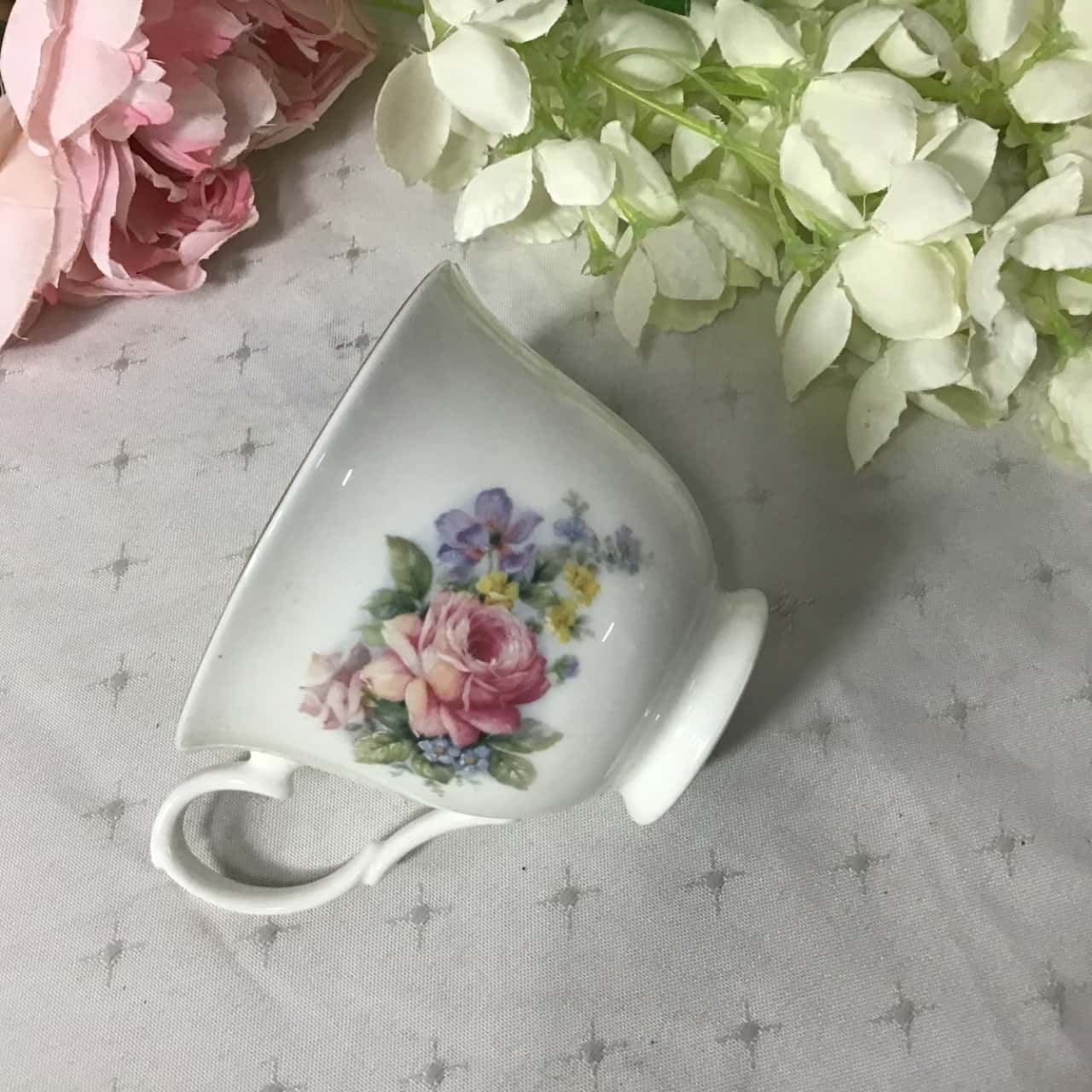 Crown Trent Floral Pattern Bone China Cup Saucer & Plate Set(s)