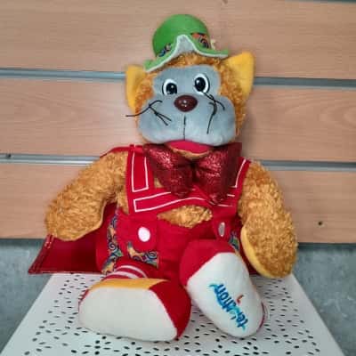 Fat Cat Telethon Plush with Cape (spiral pockets)