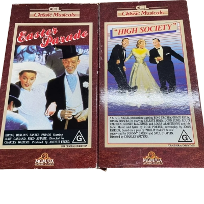 Classic musicals VHS set