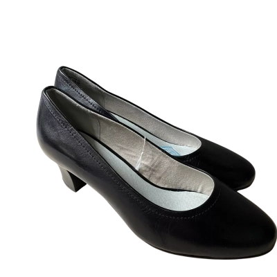 Planet Shoes Black Leather Court Shoes Size 39H