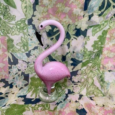 Rikaro Glass Flamingo