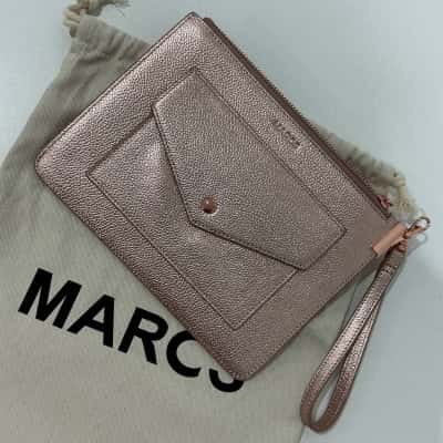Marcs Womens Clutch / Wristlet Rose Gold 