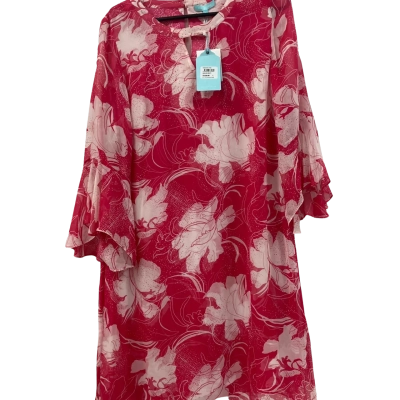 Blue Illusion Womens  Size L Casual Dress Floral 