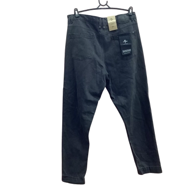 Thrills Mens Size 34 Faded Black Tapered Leg Jeans   