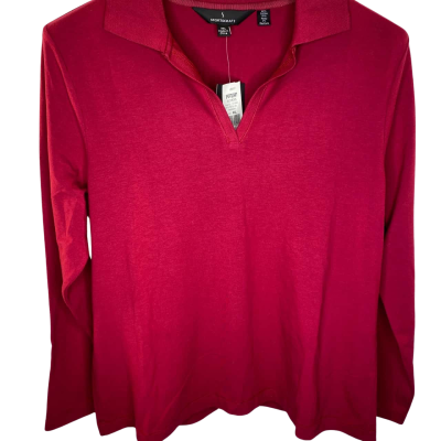 Sportscraft Womens  Size XXL Long Sleeve Top Red 