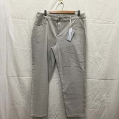 Suzannegrae Womens Size 16 Slim Fit Pants Beige RRP: $59.95